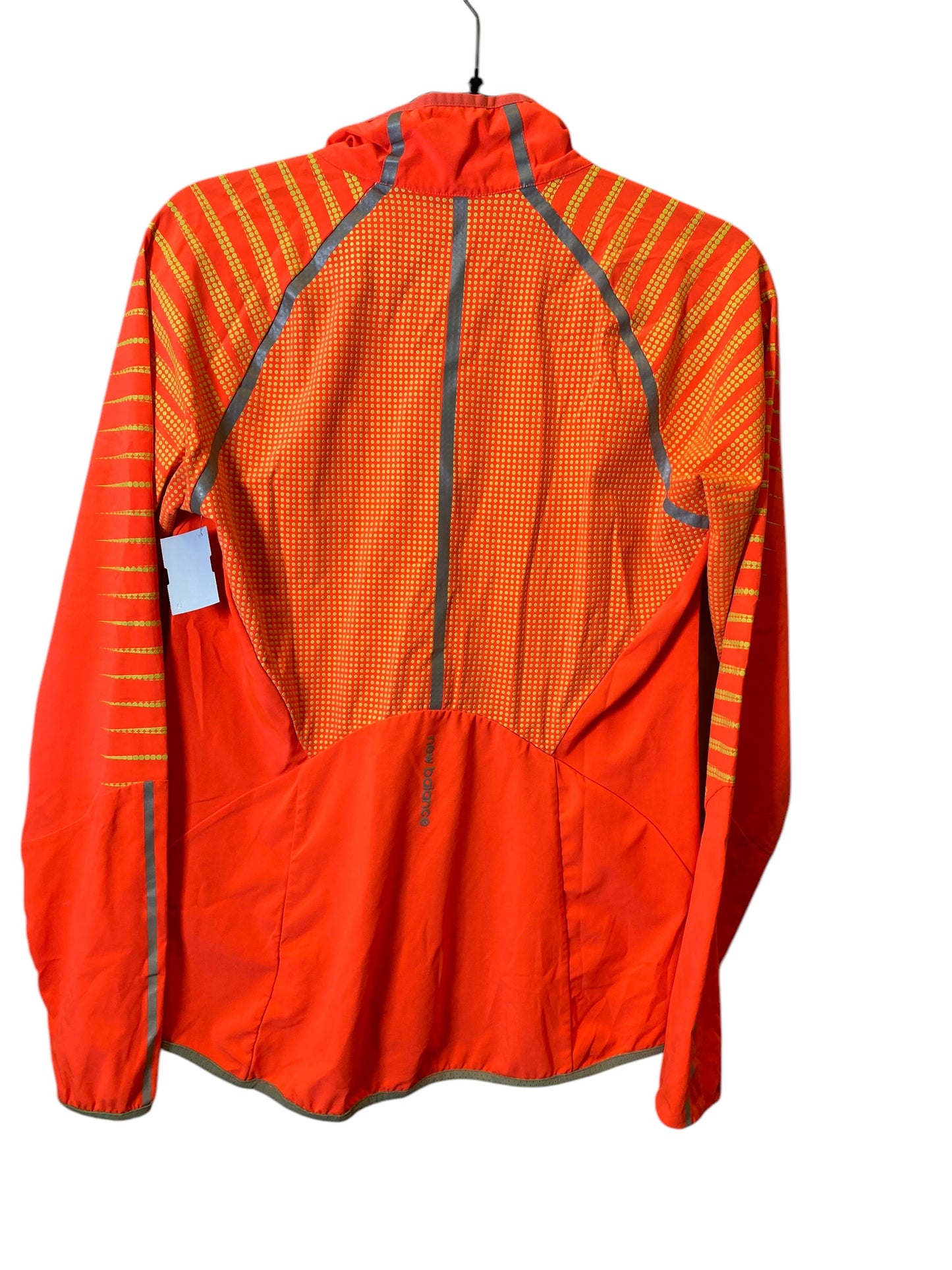 Athletic Jacket By New Balance In Orange, Size: M