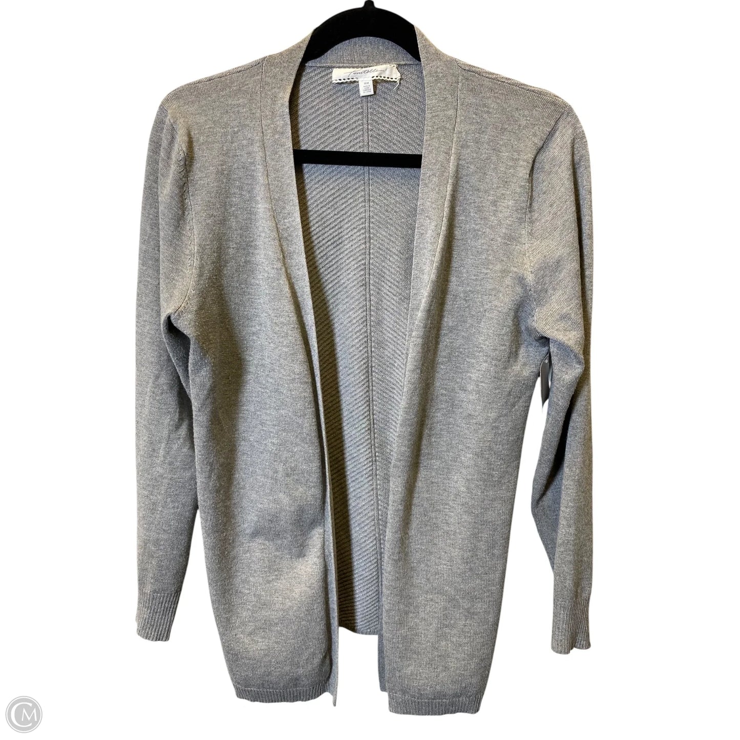 Cardigan By Clothes Mentor In Grey, Size: M