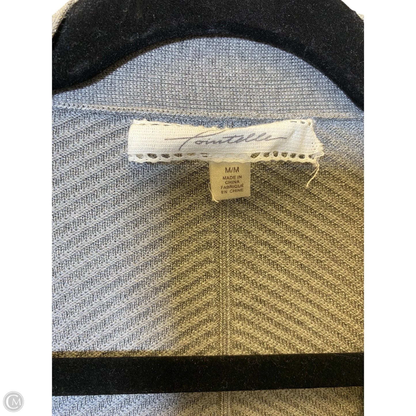 Cardigan By Clothes Mentor In Grey, Size: M
