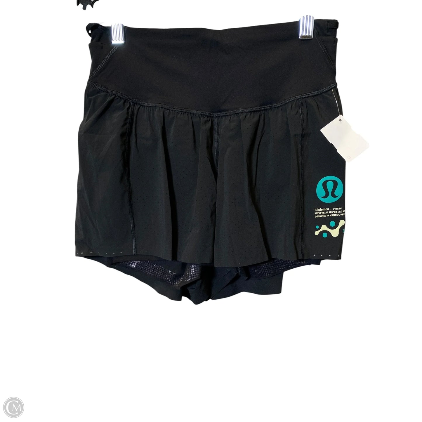 Athletic Shorts By Lululemon In Black, Size: Xs