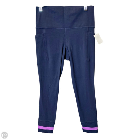 Athletic Leggings By Athleta In Blue & Purple, Size: S
