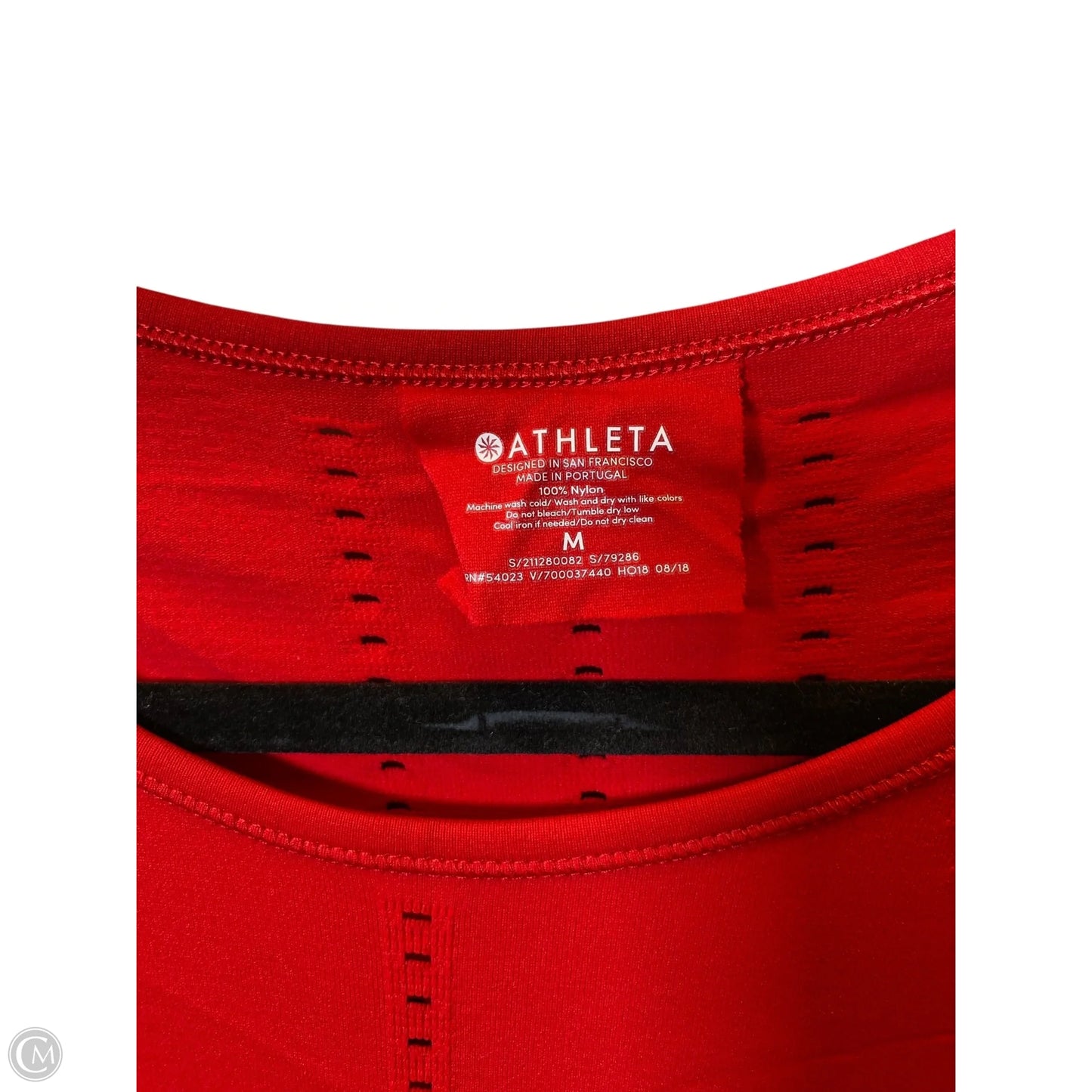 Athletic Top Long Sleeve Crewneck By Athleta In Red, Size: M