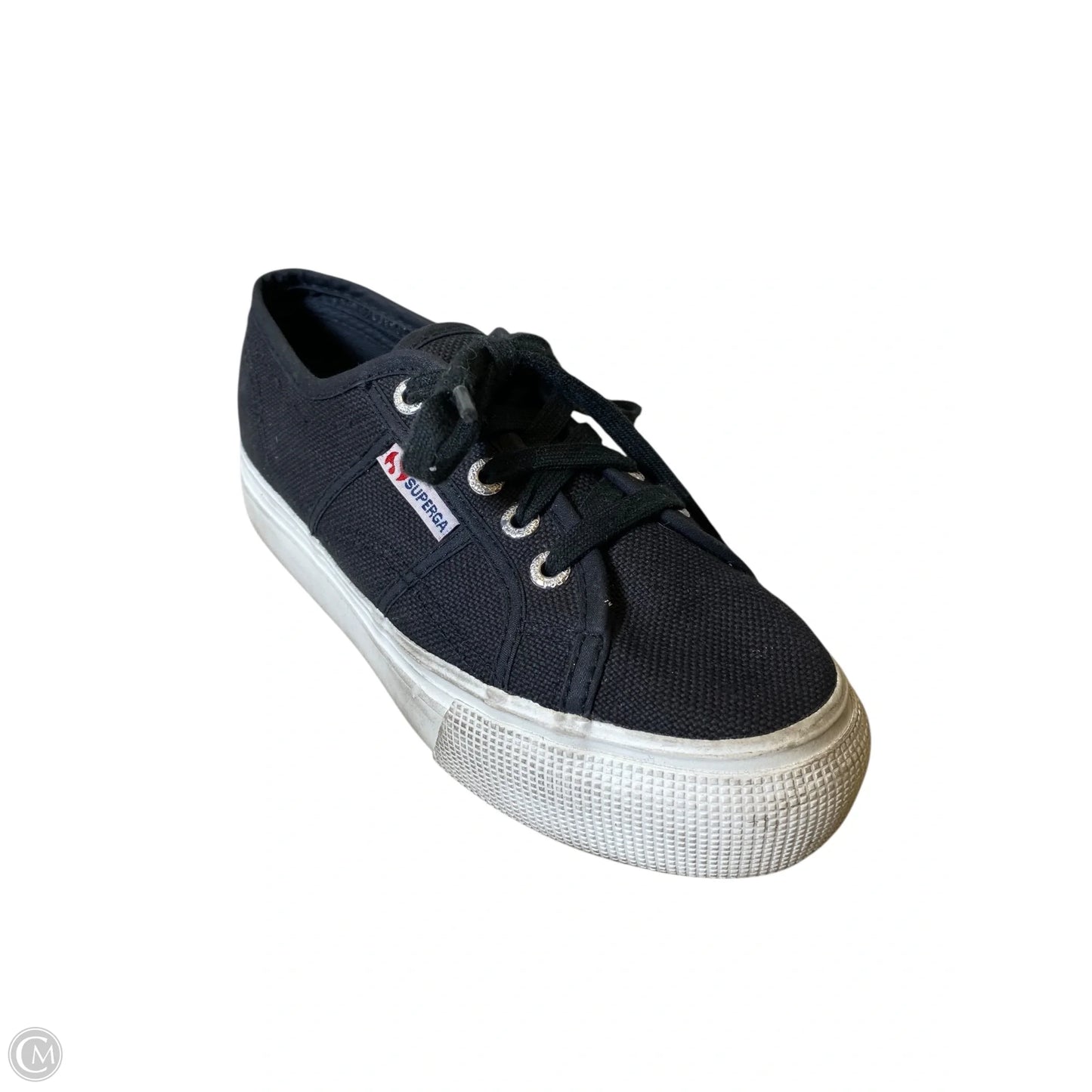Shoes Sneakers Platform By Superga In Black, Size: 6