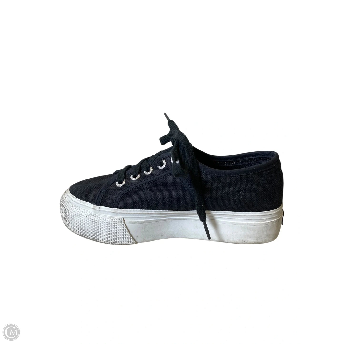 Shoes Sneakers Platform By Superga In Black, Size: 6