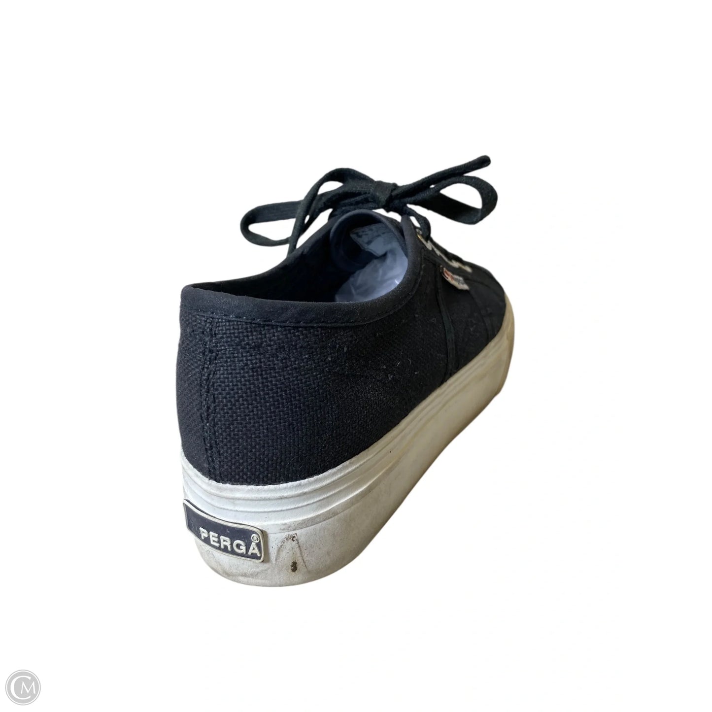 Shoes Sneakers Platform By Superga In Black, Size: 6
