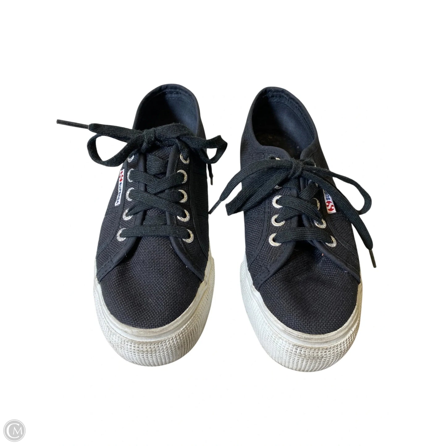 Shoes Sneakers Platform By Superga In Black, Size: 6