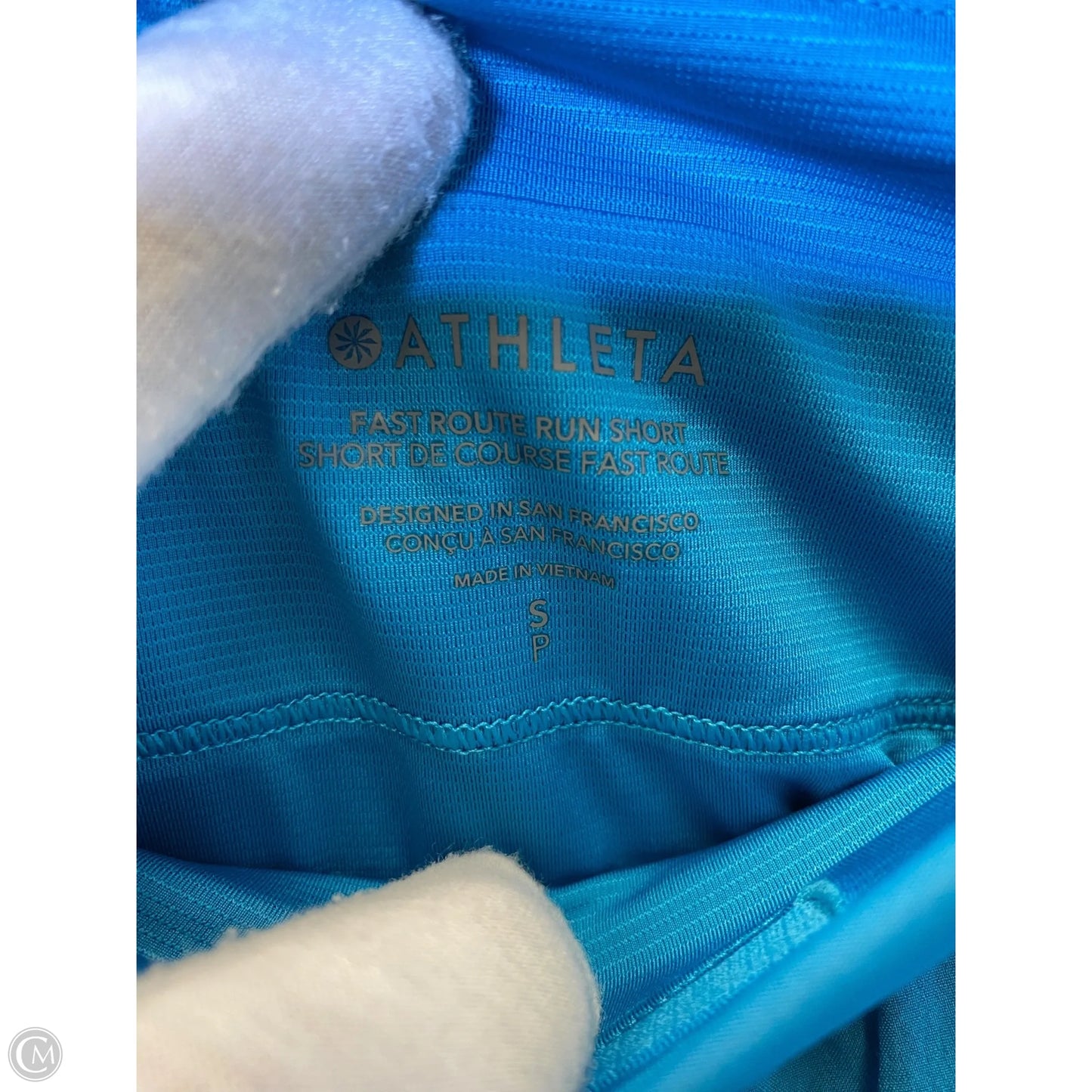 Athletic Shorts By Athleta In Teal, Size: S