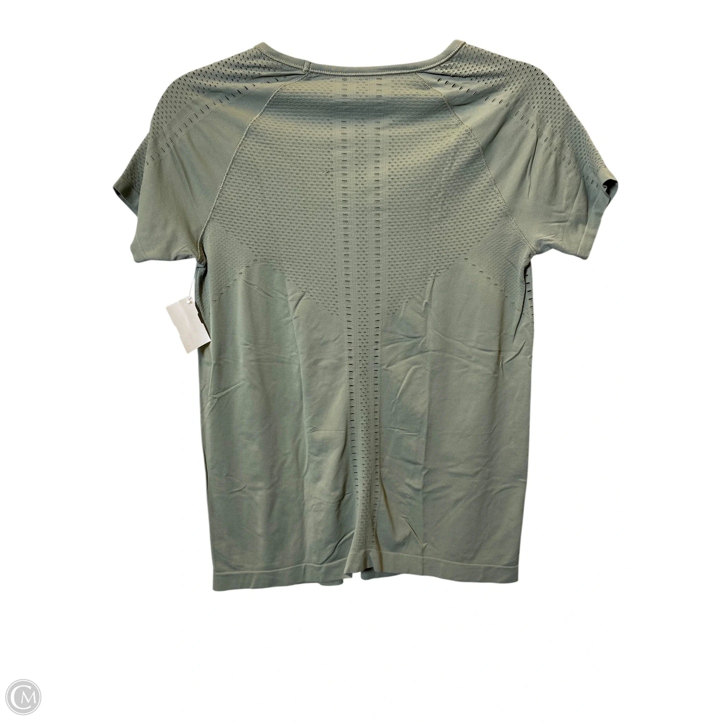 Athletic Top Short Sleeve By Athleta In Green, Size: S