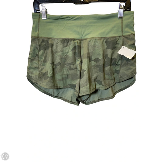 Athletic Shorts By Lululemon In Green, Size: S