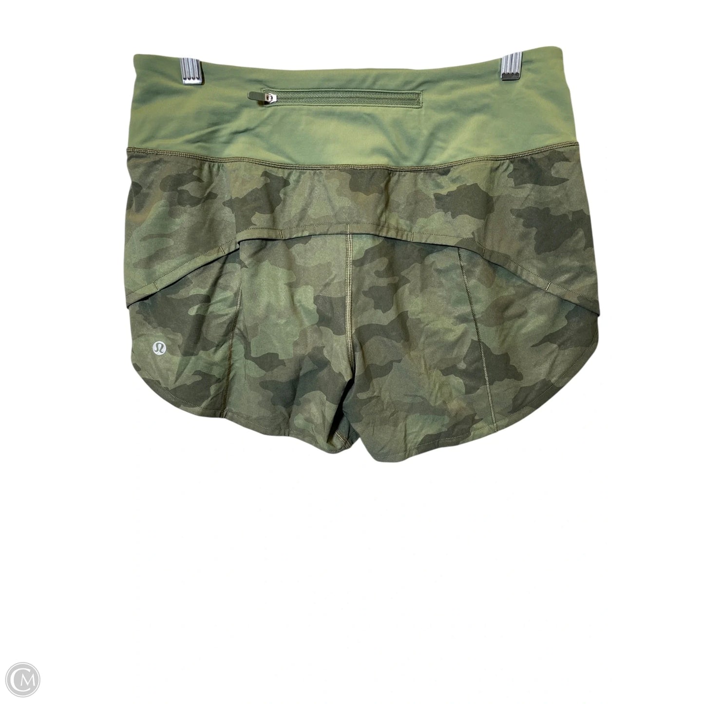 Athletic Shorts By Lululemon In Green, Size: S