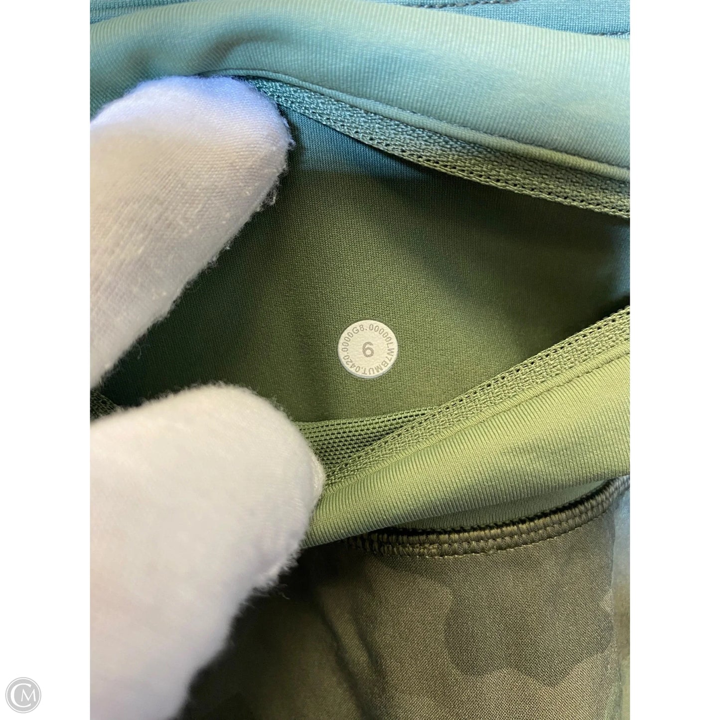 Athletic Shorts By Lululemon In Green, Size: S
