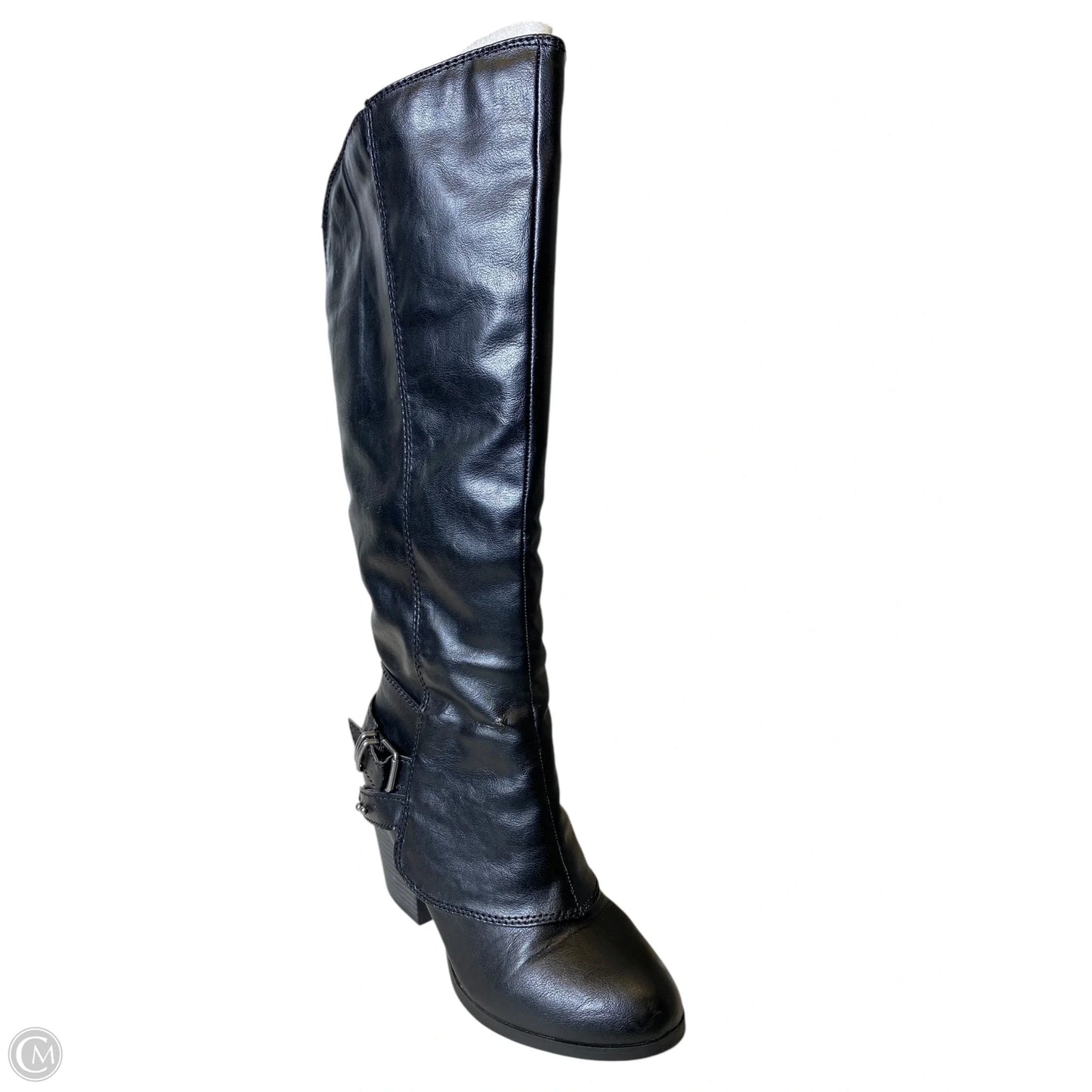 Boots Knee Heels By American Rag In Black, Size: 7.5