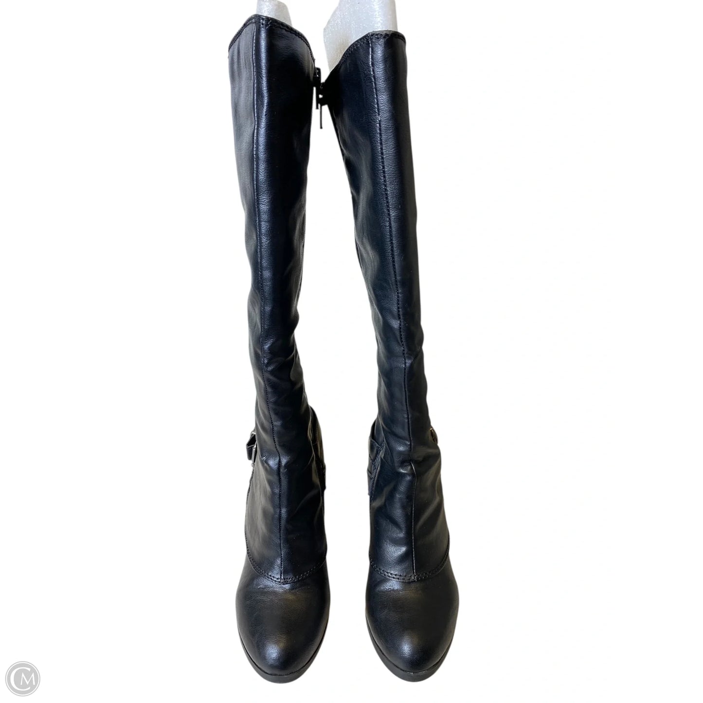 Boots Knee Heels By American Rag In Black, Size: 7.5
