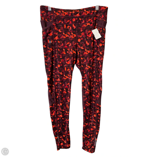 Athletic Leggings By Athleta In Multi-colored, Size: M