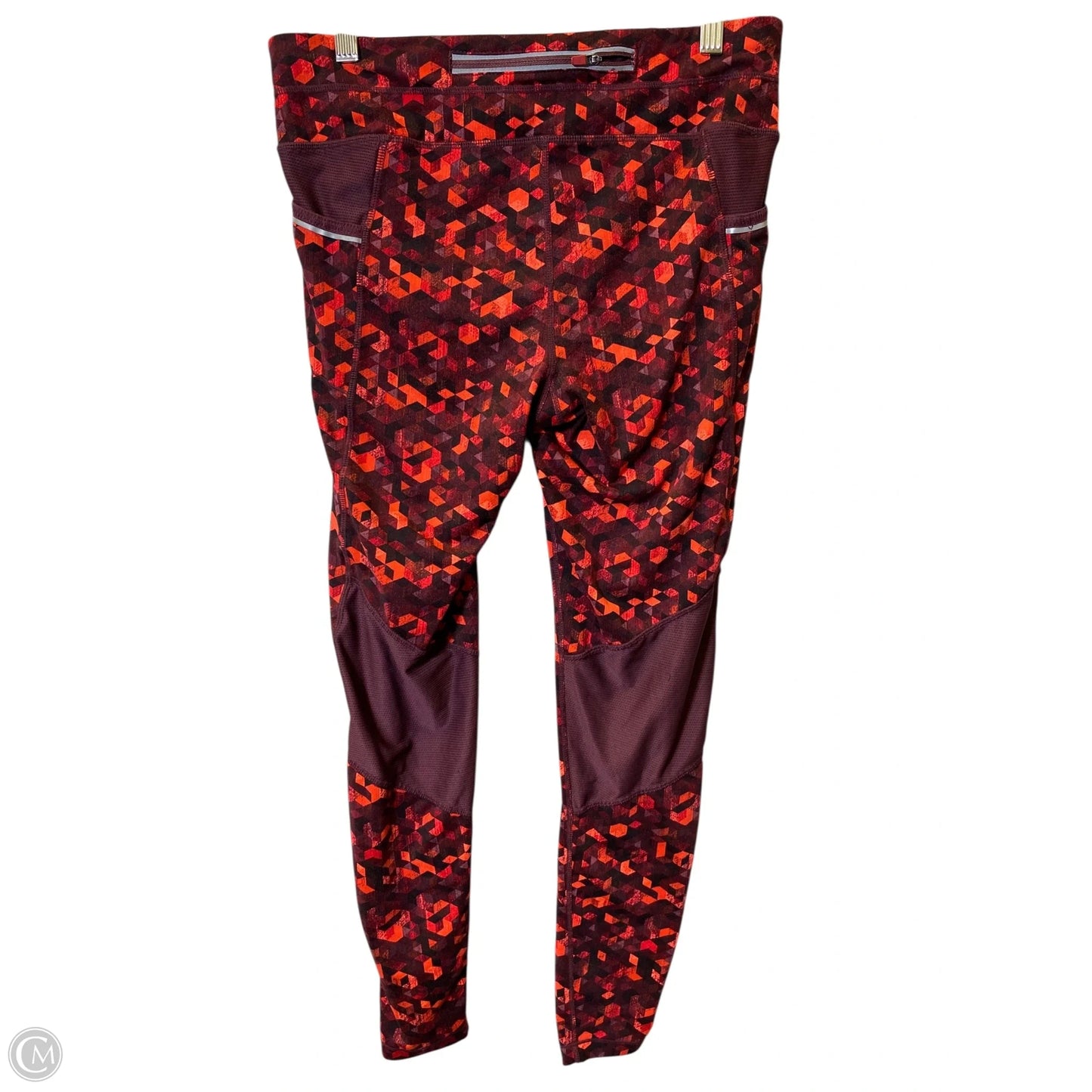 Athletic Leggings By Athleta In Multi-colored, Size: M