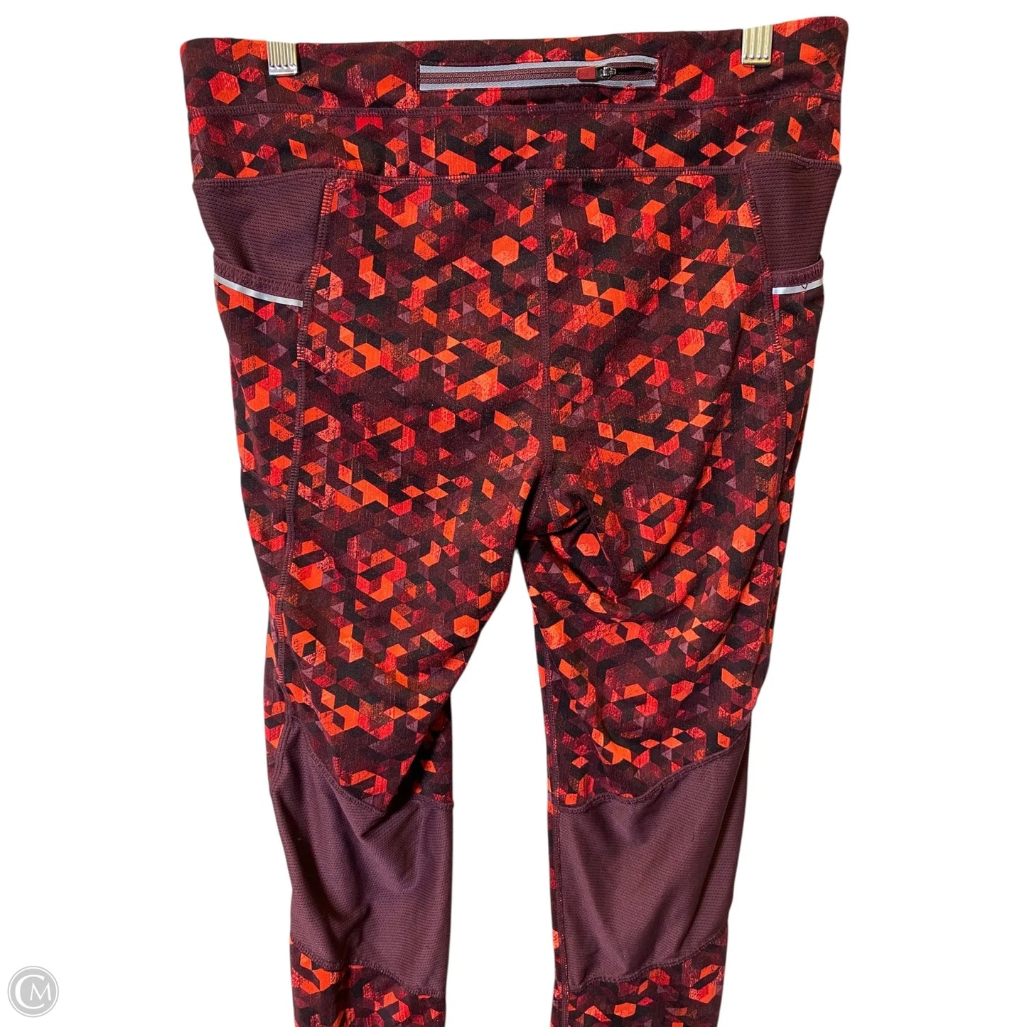 Athletic Leggings By Athleta In Multi-colored, Size: M