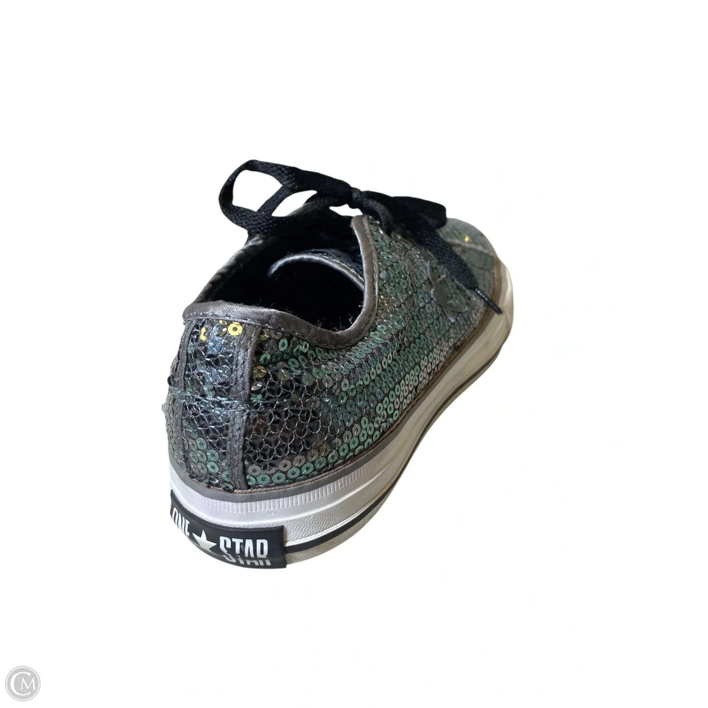 Shoes Flats By Converse In Silver, Size: 7.5