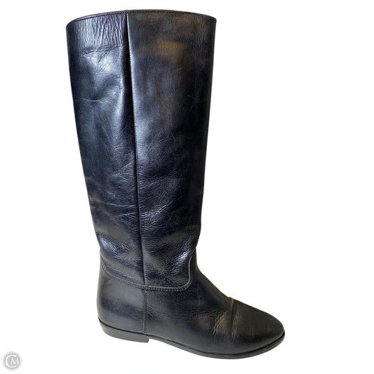 Boots Leather By West In Black, Size: 9