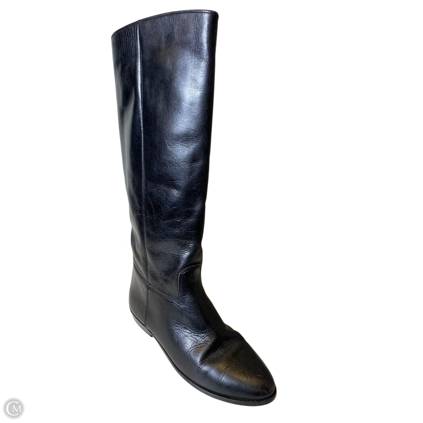 Boots Leather By West In Black, Size: 9