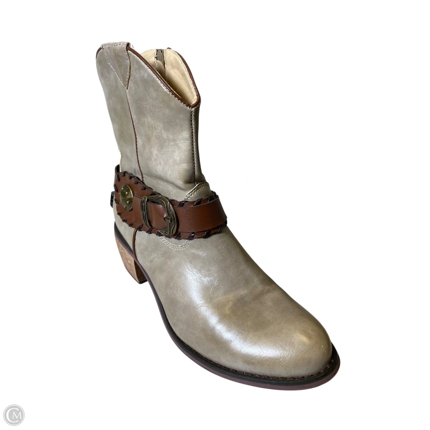 Boots Western By Roper In Grey, Size: 7