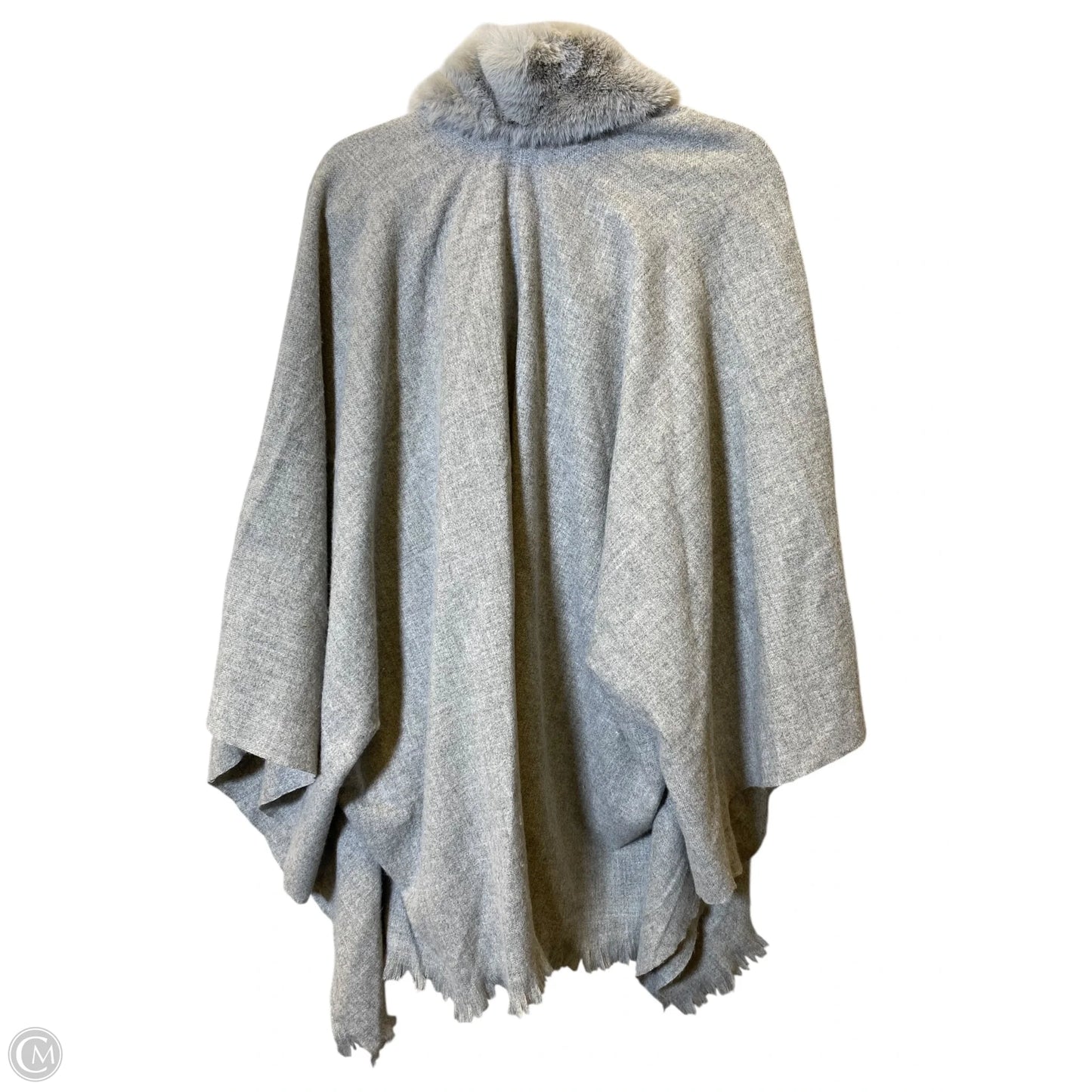 Shawl By Liz Claiborne In Grey, Size: Osfm