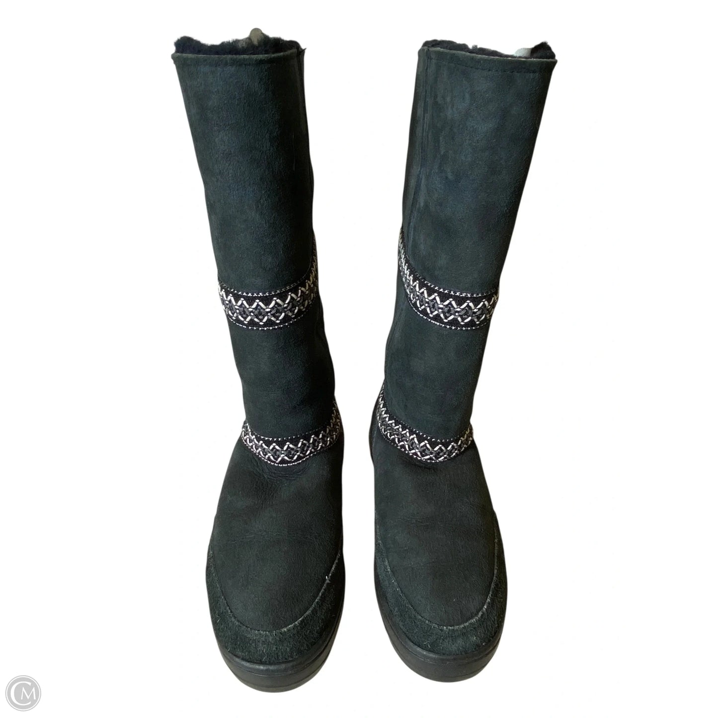 Boots Designer By Ugg In Black, Size: 8