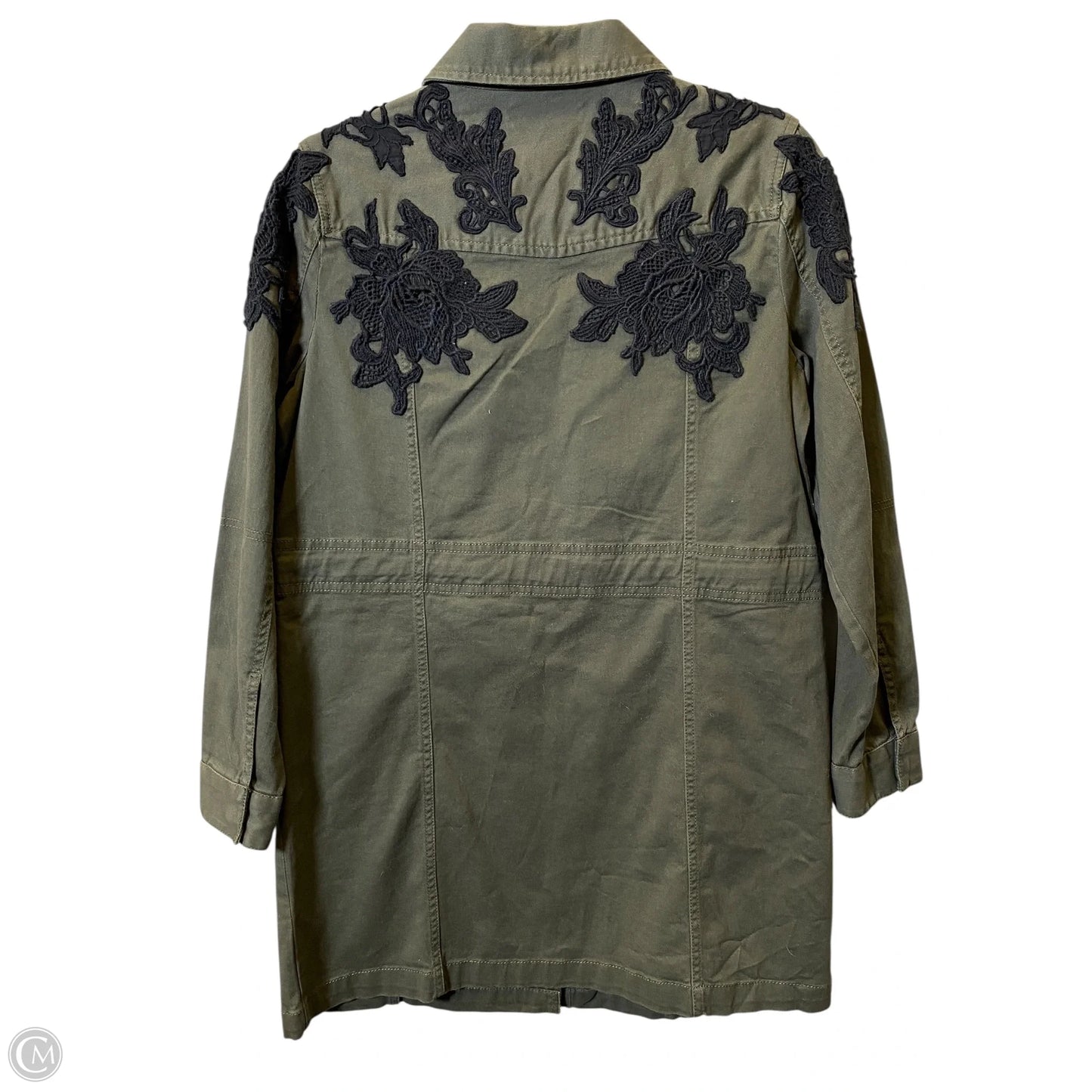 Jacket Other By Halogen In Black & Green, Size: S