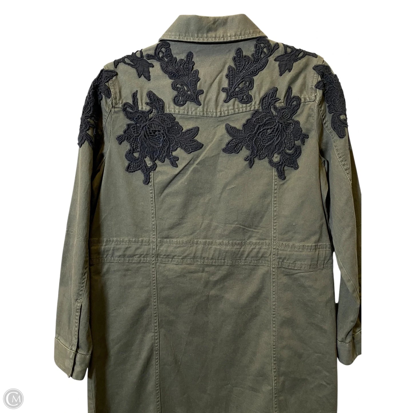 Jacket Other By Halogen In Black & Green, Size: S