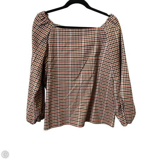 Top Long Sleeve By Ann Taylor In Multi-colored, Size: Xl