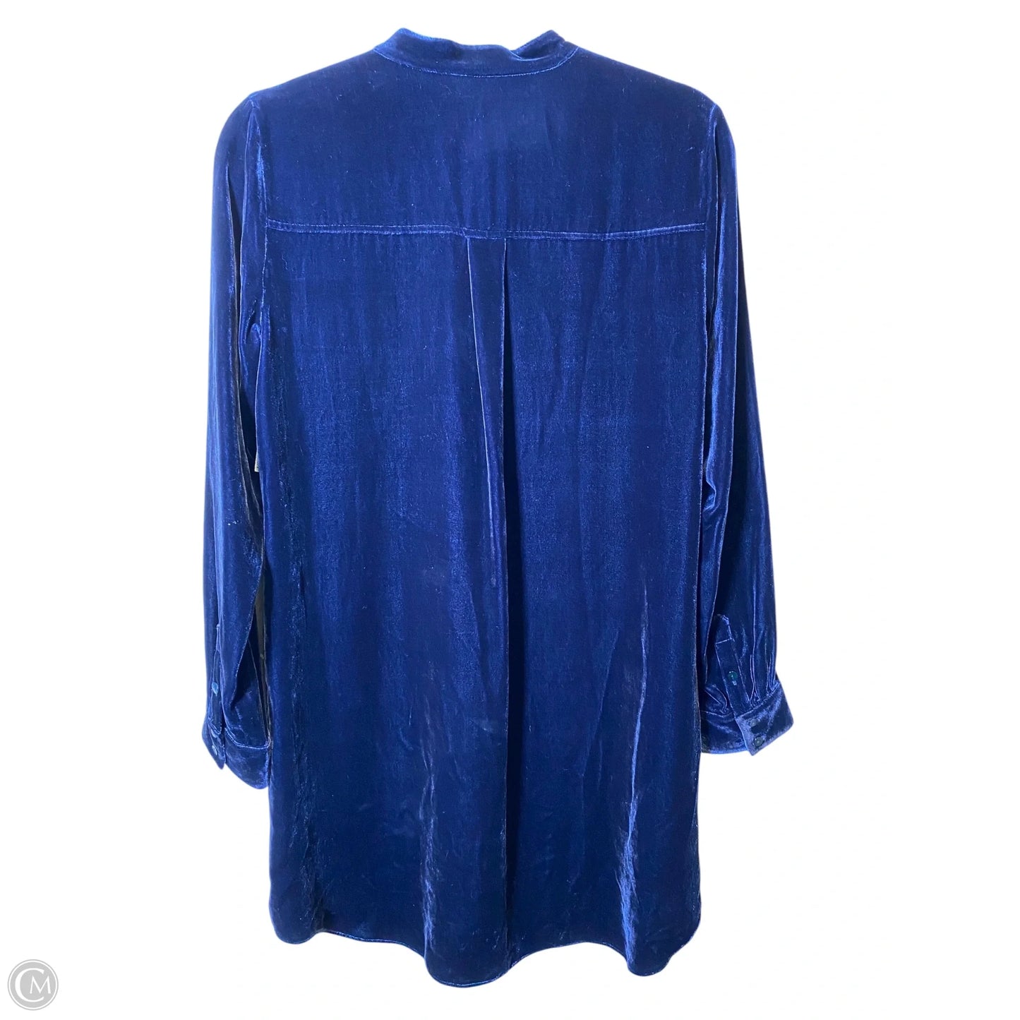 Top Long Sleeve By Eileen Fisher In Blue, Size: S