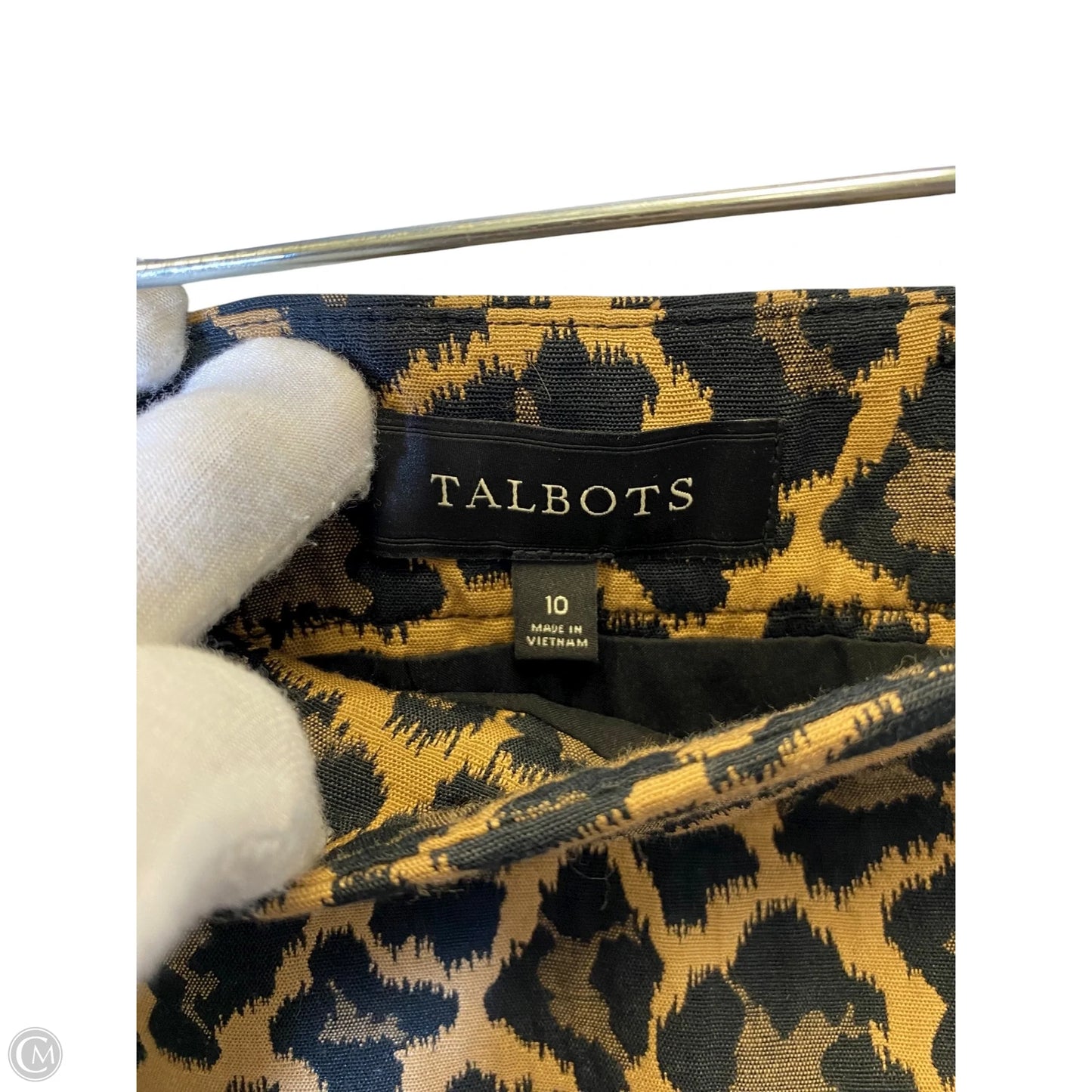 Skirt Midi By Talbots In Animal Print, Size: 10