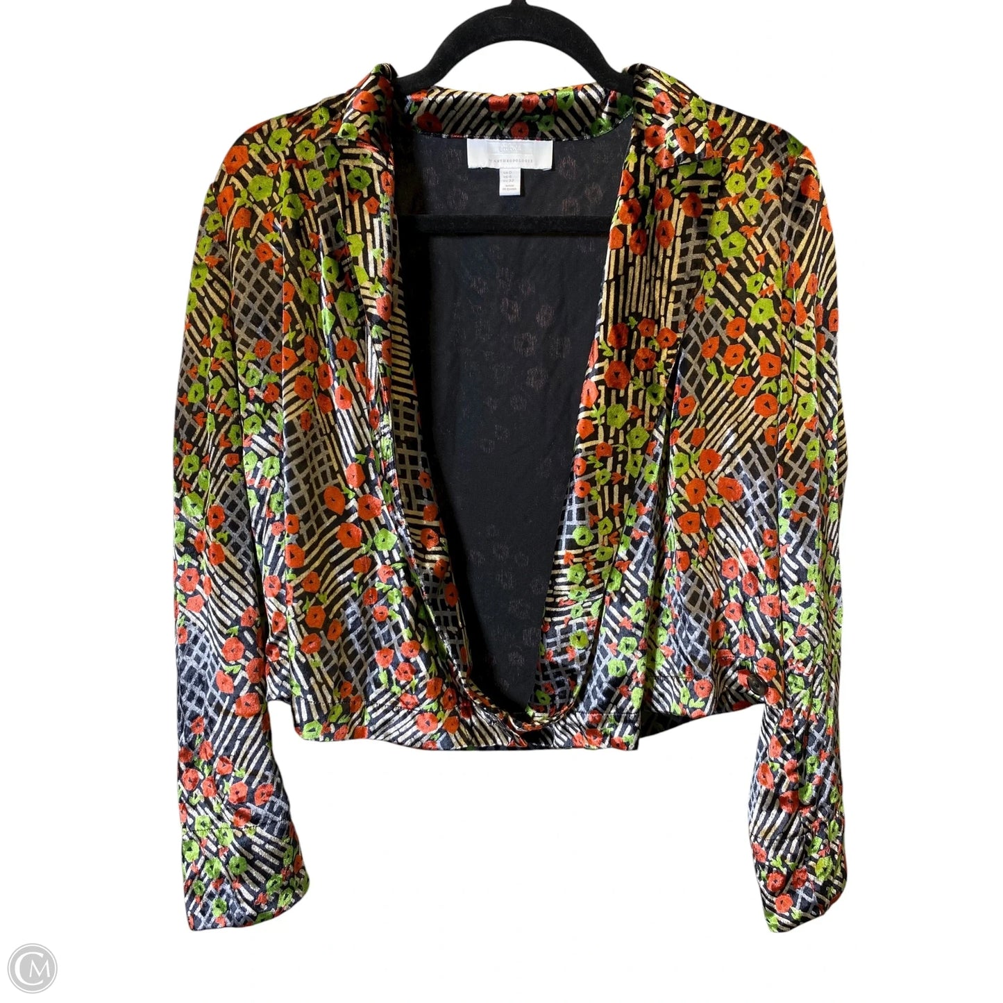 Top Long Sleeve By Anthropologie In Multi-colored, Size: 0