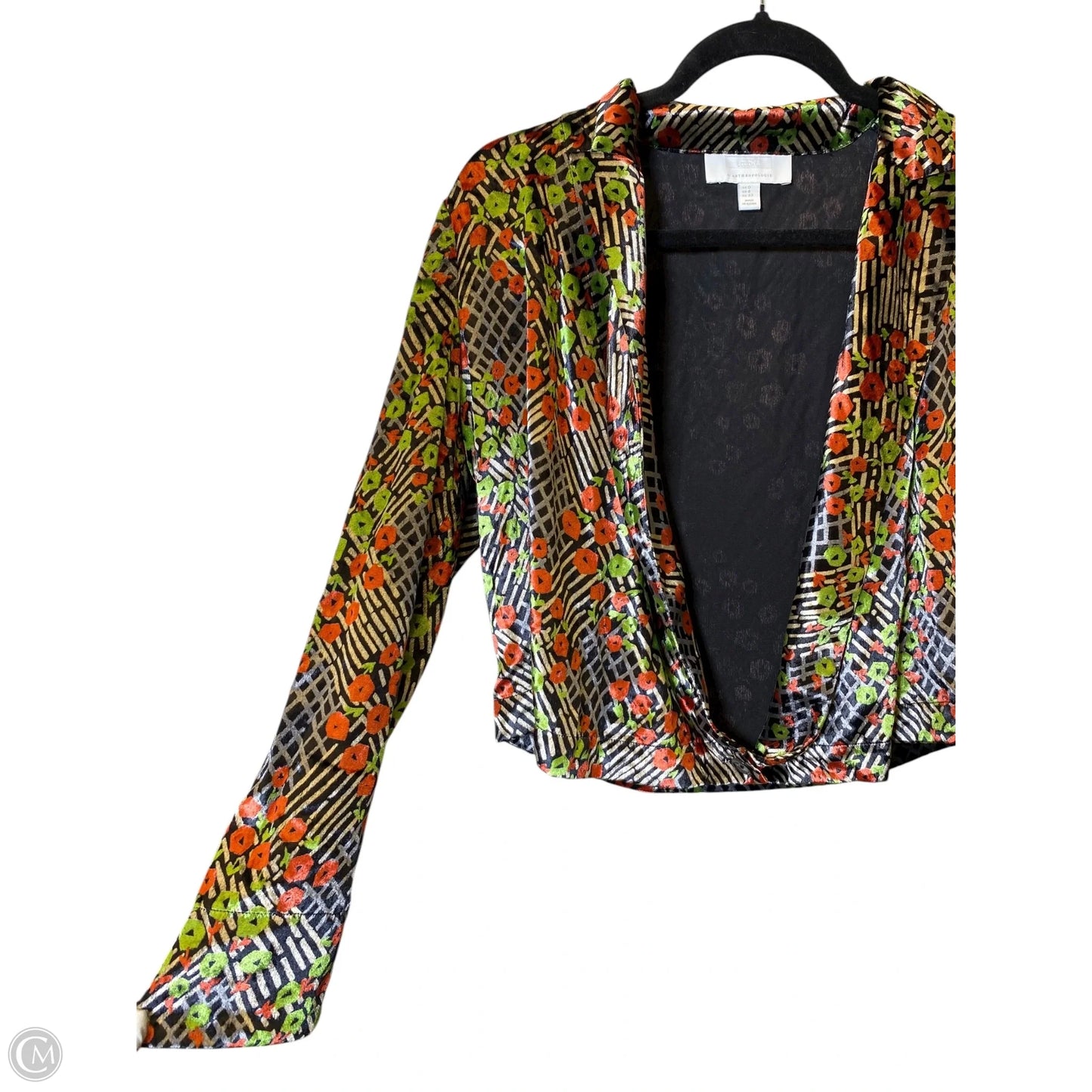 Top Long Sleeve By Anthropologie In Multi-colored, Size: 0