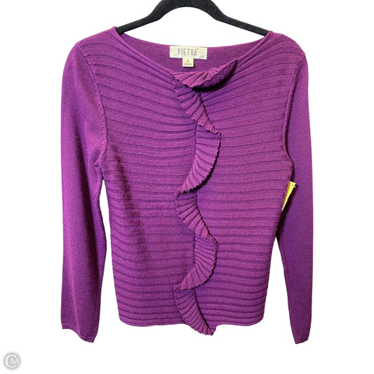 Sweater By Clothes Mentor In Purple, Size: M