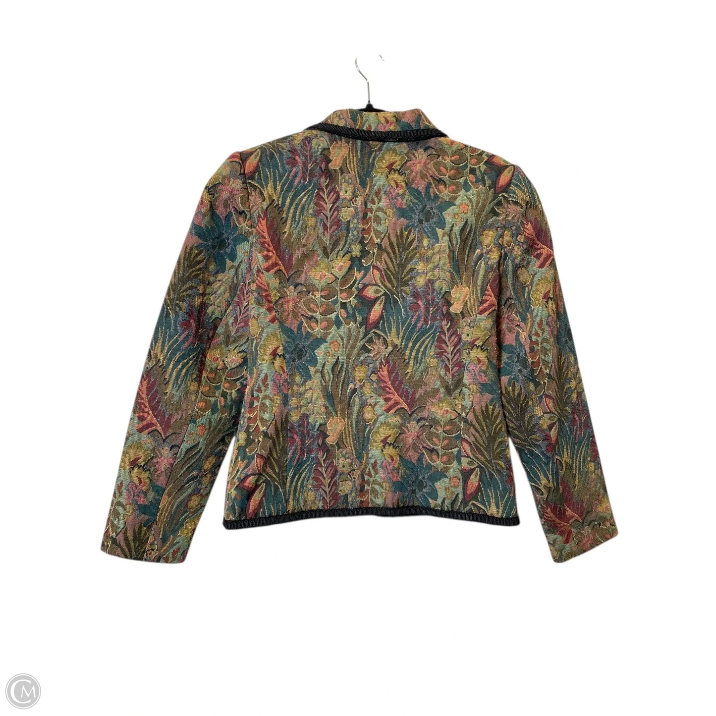 Jacket Moto By Clothes Mentor In Multi-colored, Size: 4