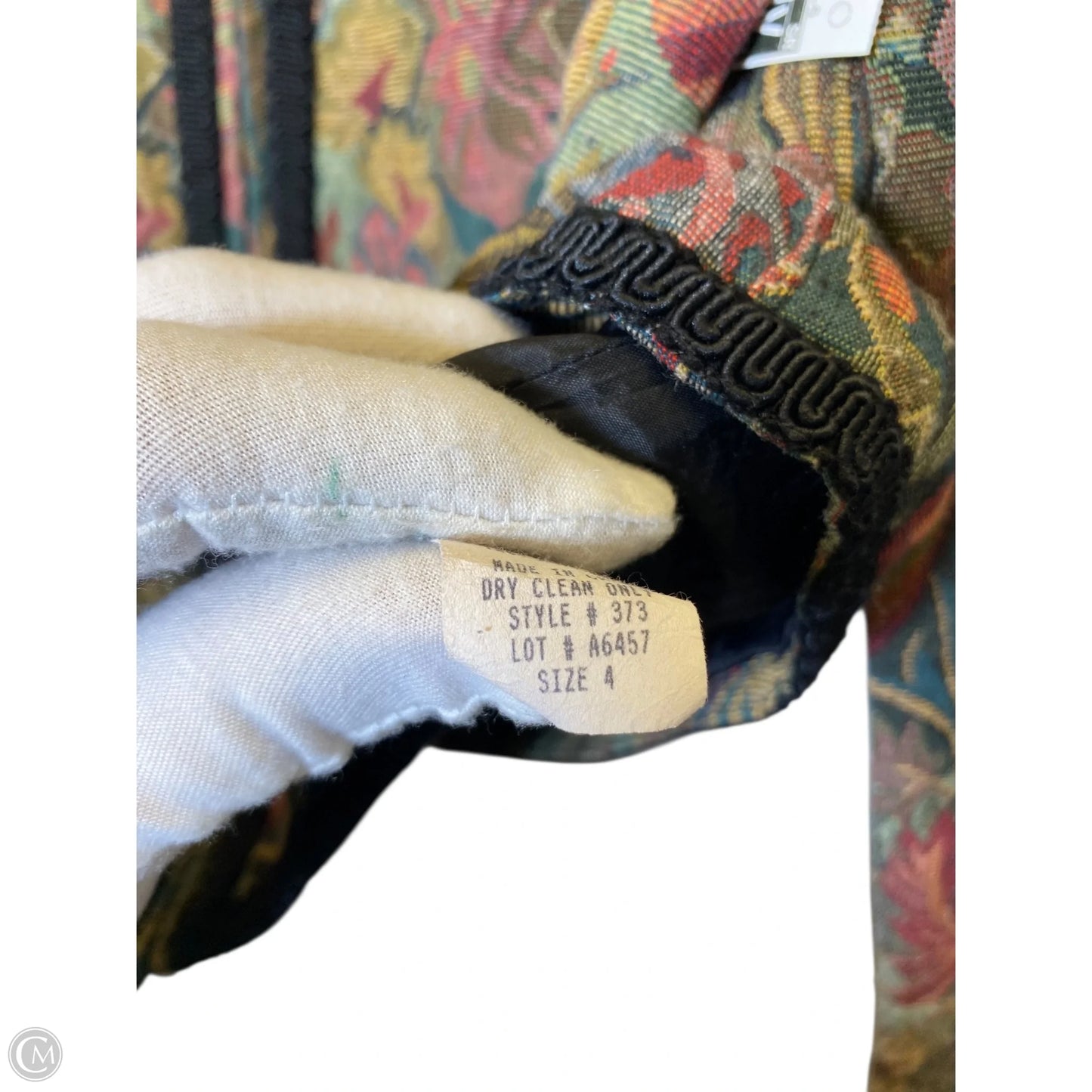 Jacket Moto By Clothes Mentor In Multi-colored, Size: 4