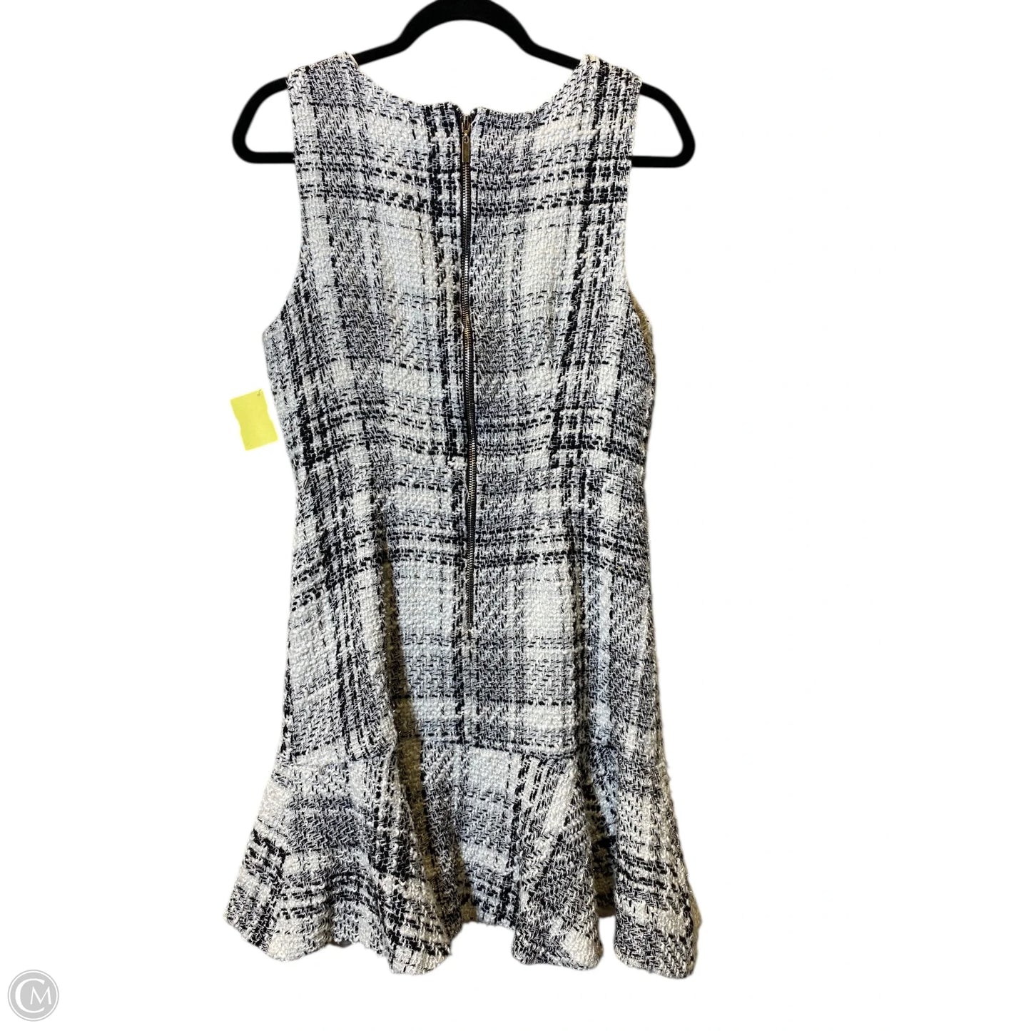 Dress Casual Midi By Clothes Mentor In Black & White, Size: L