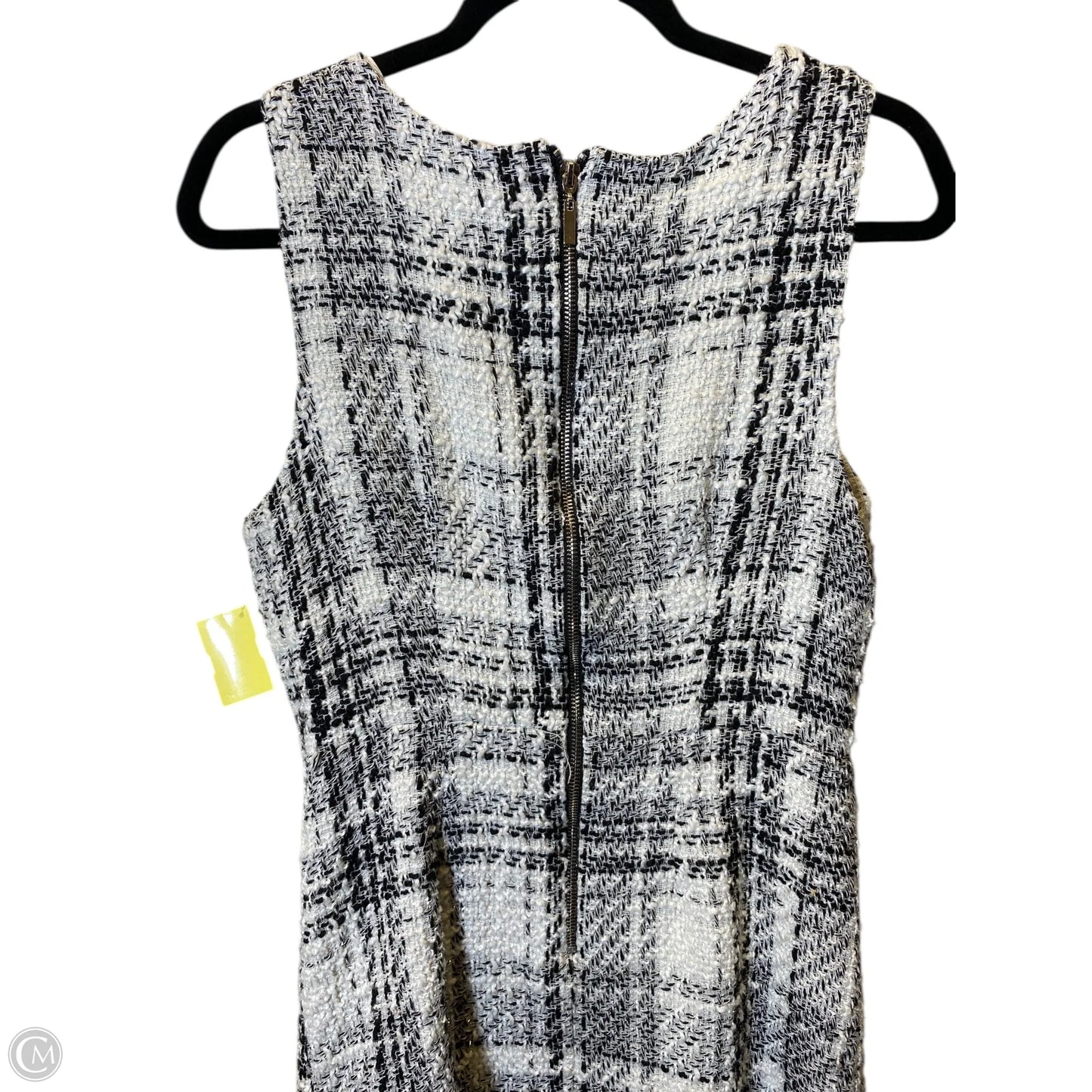 Dress Casual Midi By Clothes Mentor In Black & White, Size: L