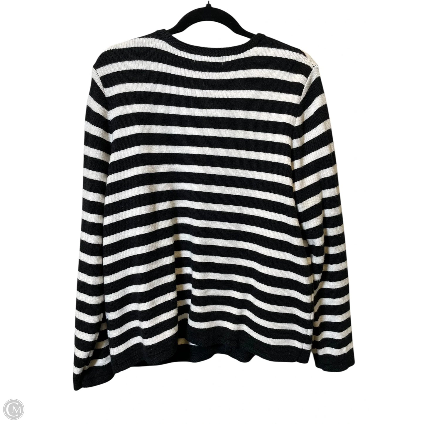 Cardigan By Dokotoo In Black & White, Size: Xl
