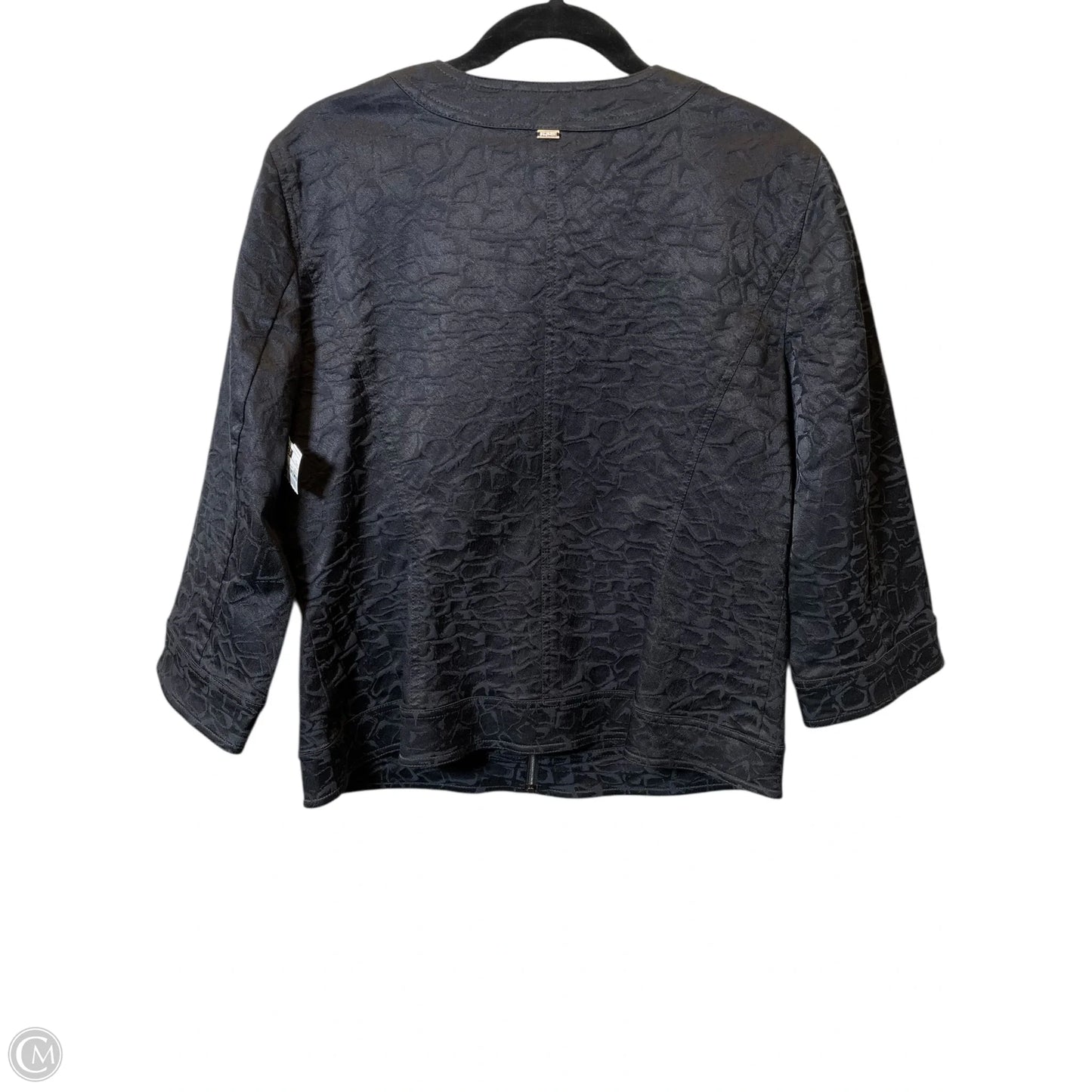 Jacket Luxury Designer By St John Collection In Black, Size: 14