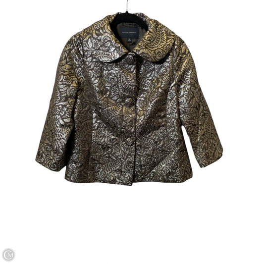 Jacket Other By Banana Republic In Brown & Silver, Size: M