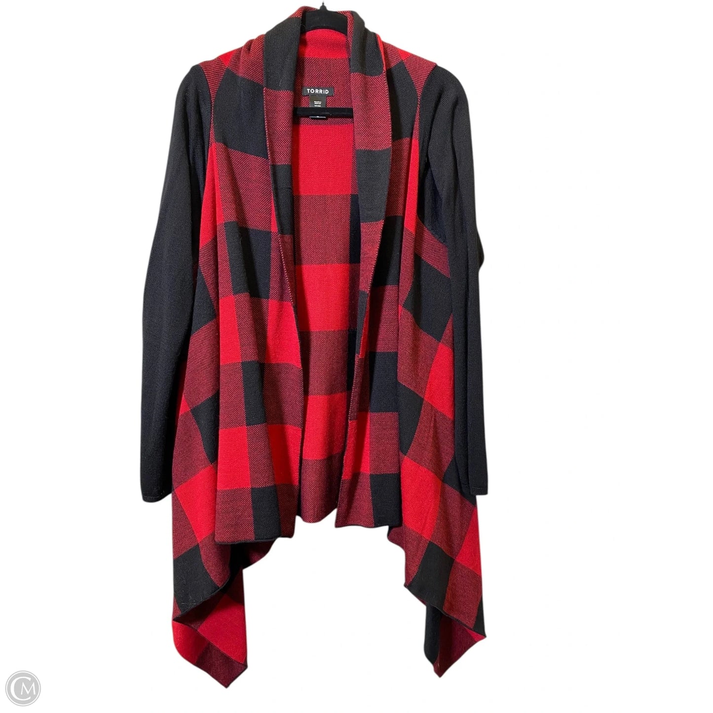 Cardigan By Torrid In Plaid Pattern, Size: 2x