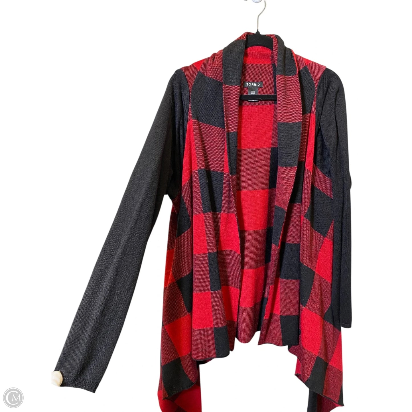 Cardigan By Torrid In Plaid Pattern, Size: 2x
