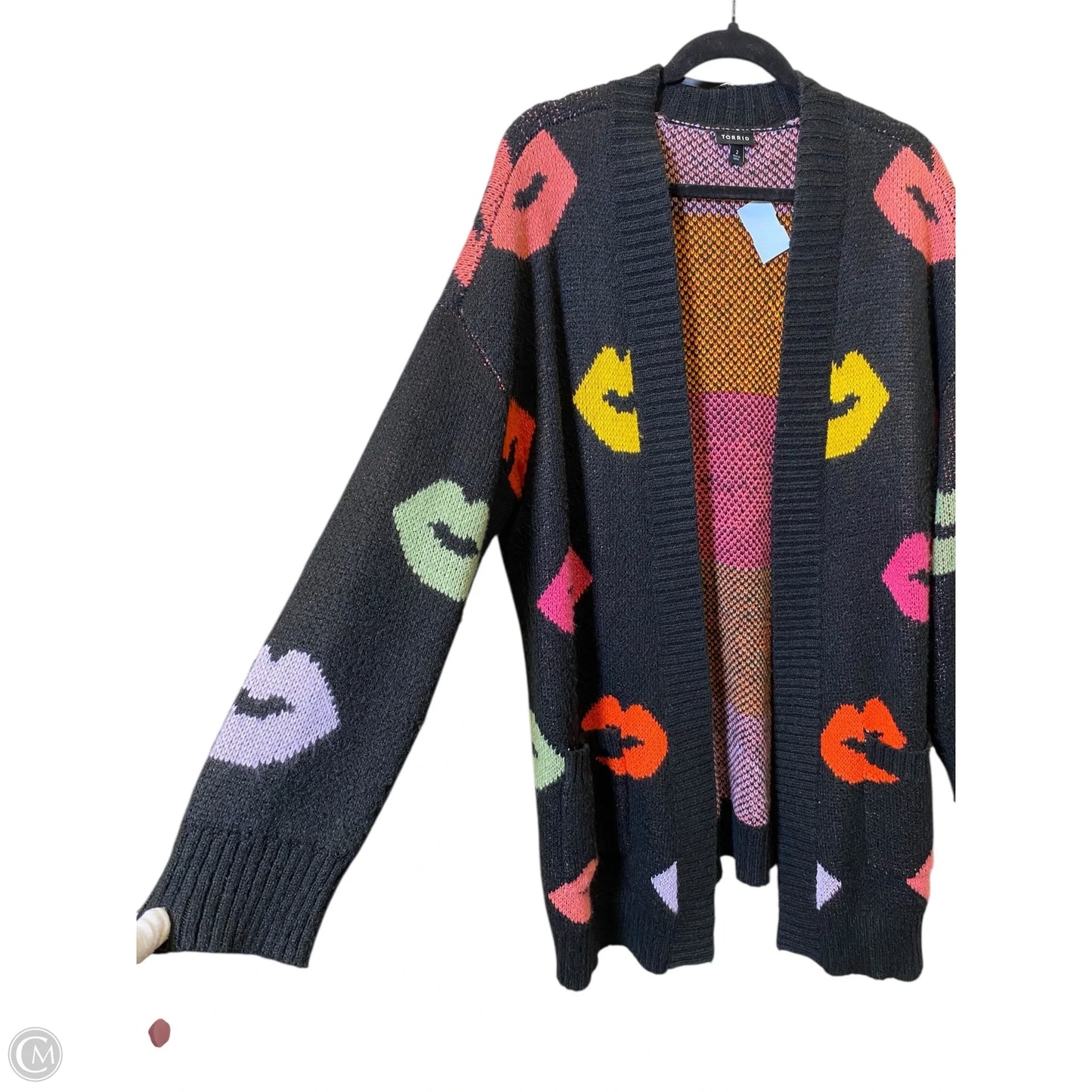 Cardigan By Torrid In Multi-colored, Size: 2x