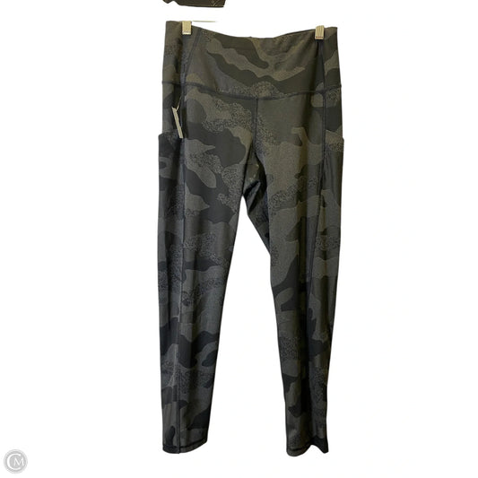 Athletic Leggings By The North Face In Camouflage Print, Size: L
