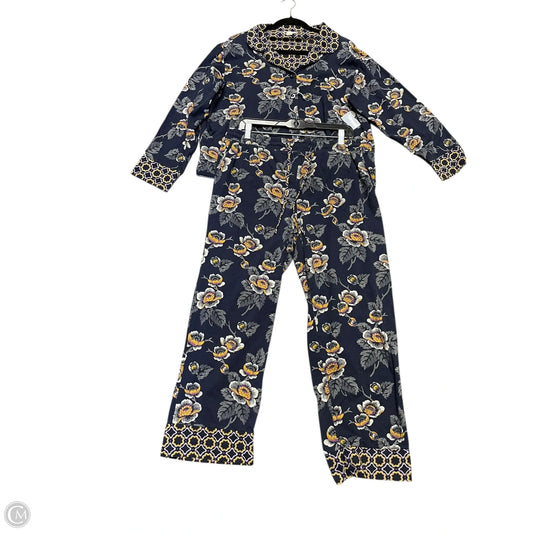 Top 2pc Long Sleeve By Vera Bradley In Multi-colored, Size: Xl