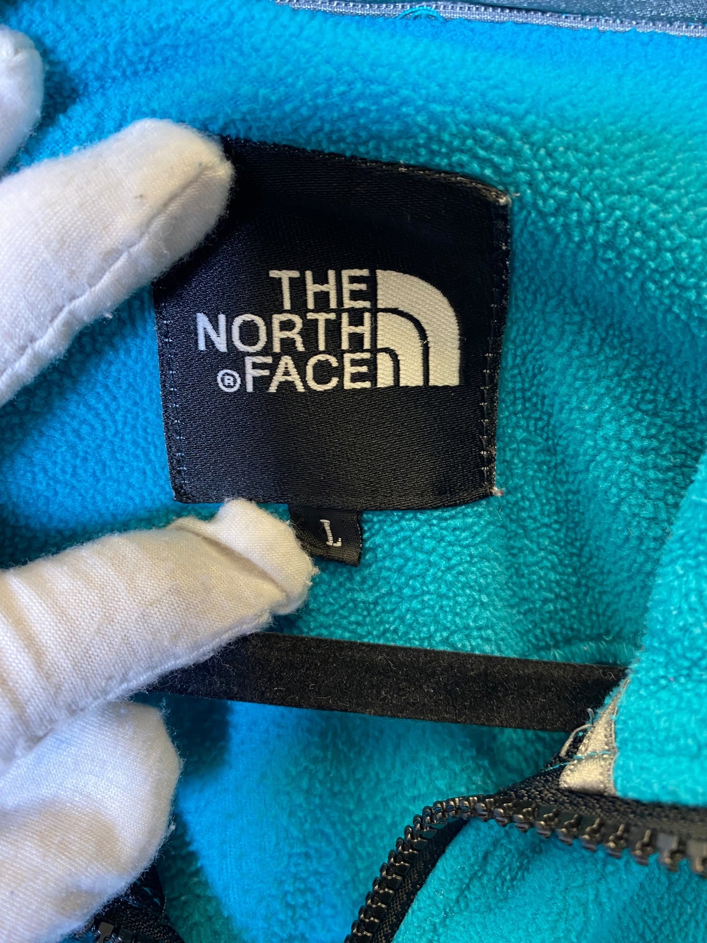 Jacket Fleece By The North Face In Aqua, Size: L