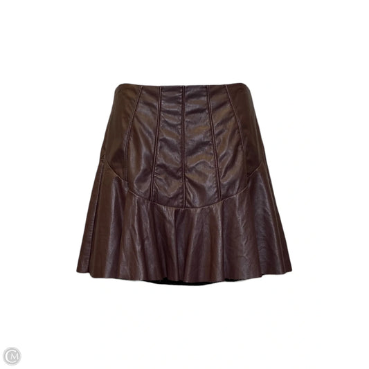 Skirt Mini & Short By Clothes Mentor In Maroon, Size: 4