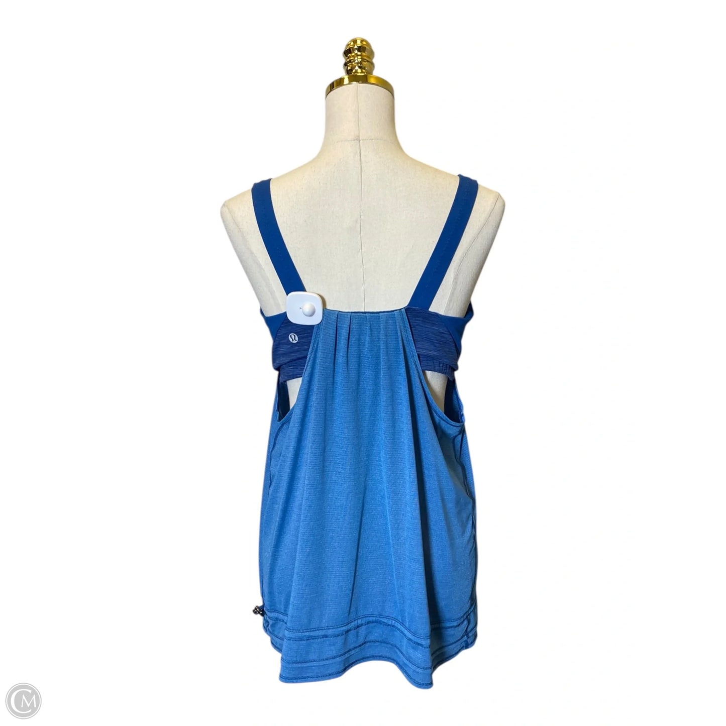 Athletic Tank Top By Lululemon In Blue, Size: L