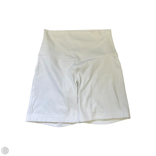 Athletic Shorts By Lululemon In White, Size: S